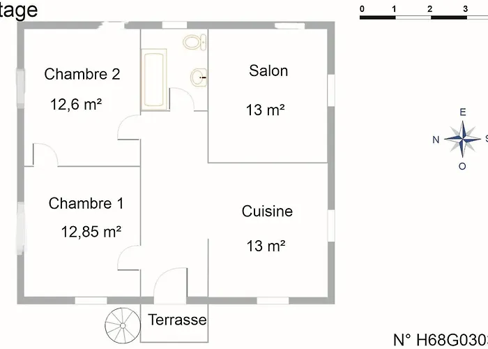 Confortable Avec Terrasse Et Parking à Jebsheim - Fr-1-744-50 Appartement *